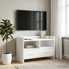 TV-kaappi 71,5 x 33 x 47 cm valkoinen Tekninen puu