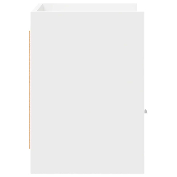 TV-kaappi 71,5 x 33 x 47 cm valkoinen Tekninen puu