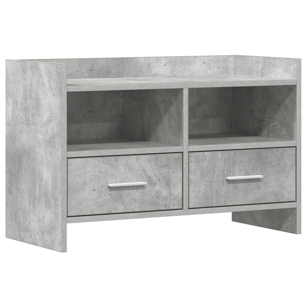 TV-kaappi 71,5 x 33 x 47 cm Betoninharmaa Tekninen puu