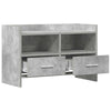 TV-kaappi 71,5 x 33 x 47 cm Betoninharmaa Tekninen puu