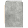 TV-kaappi 71,5 x 33 x 47 cm Betoninharmaa Tekninen puu