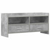 TV-kaappi 100 x 33 x 47 cm Betoninharmaa Tekninen puu