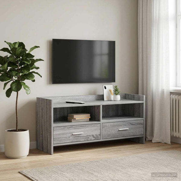 TV-kaappi 100 x 33 x 47 cm Harmaa Sonoma Tekninen puu