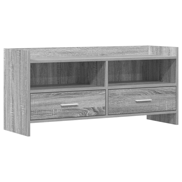 TV-kaappi 100 x 33 x 47 cm Harmaa Sonoma Tekninen puu