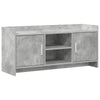 TV-kaappi 102 x 33 x 47 cm Betoninharmaa Tekninen puu
