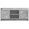 TV-kaappi 102 x 33 x 47 cm Betoninharmaa Tekninen puu