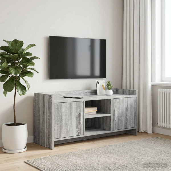 TV-kaappi 102 x 33 x 47 cm Harmaa Sonoma Tekninen puu