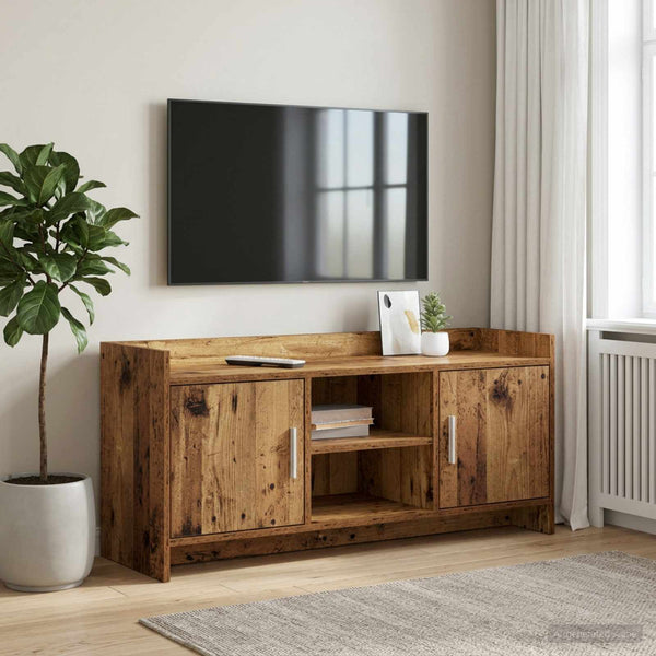 TV-kaappi 102 x 33 x 47 cm Vanha puu Tekninen puu