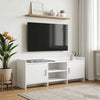 TV-kaappi 130 x 33 x 47 cm valkoinen Tekninen puu