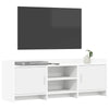 TV-kaappi 130 x 33 x 47 cm valkoinen Tekninen puu