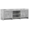 TV-kaappi 130 x 33 x 47 cm Betoninharmaa Tekninen puu