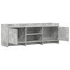 TV-kaappi 130 x 33 x 47 cm Betoninharmaa Tekninen puu