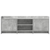 TV-kaappi 130 x 33 x 47 cm Betoninharmaa Tekninen puu