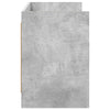 TV-kaappi 130 x 33 x 47 cm Betoninharmaa Tekninen puu