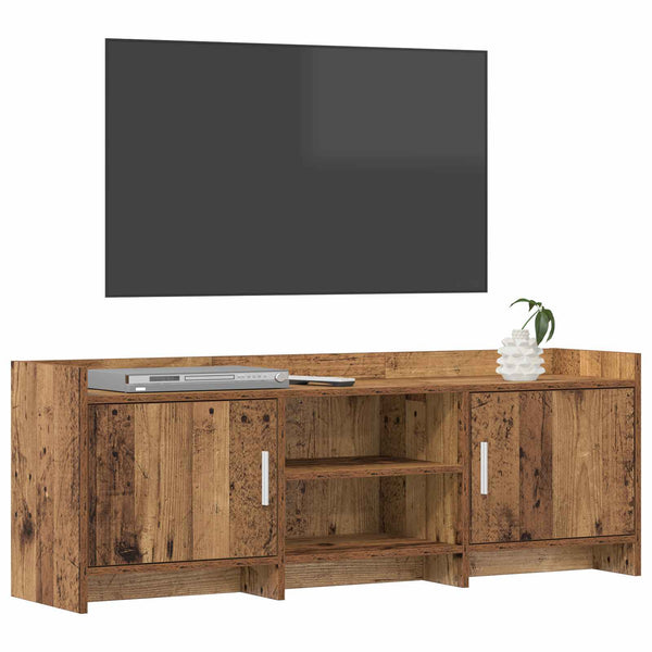 TV-kaappi 130 x 33 x 47 cm Vanha puu Tekninen puu