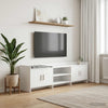 TV-kaappi 168 x 33 x 47 cm valkoinen Tekninen puu