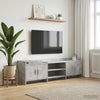 TV-kaappi 168 x 33 x 47 cm Betoninharmaa Tekninen puu