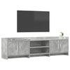TV-kaappi 168 x 33 x 47 cm Betoninharmaa Tekninen puu