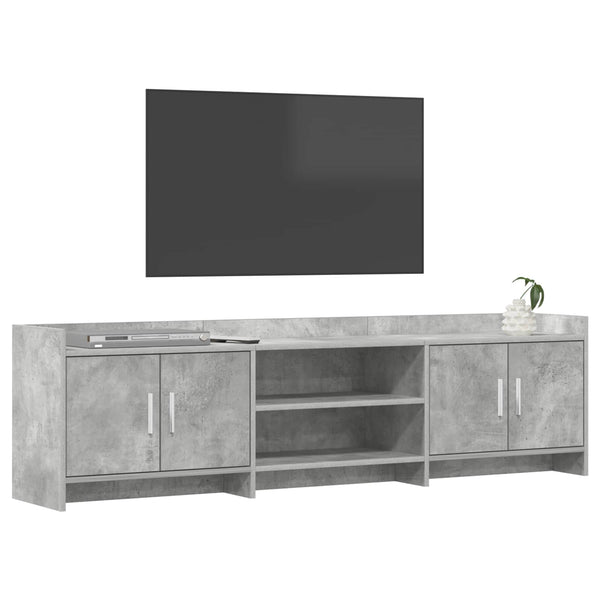 TV-kaappi 168 x 33 x 47 cm Betoninharmaa Tekninen puu