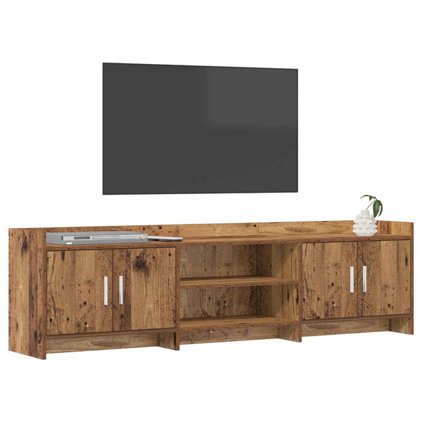 TV-kaappi 168 x 33 x 47 cm Vanha puu Tekninen puu