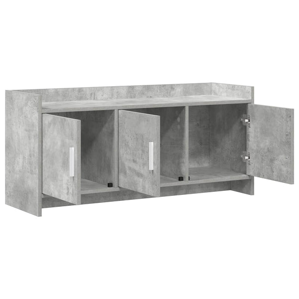 TV-kaappi 102 x 33 x 47 cm Betoninharmaa Tekninen puu