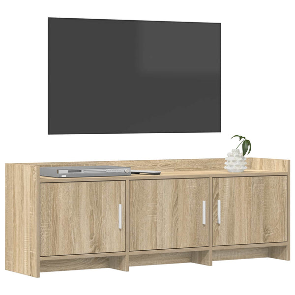 TV-kaappi 130 x 33 x 47 cm Sonoma-tammi Tekninen puu