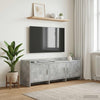 TV-kaappi 130 x 33 x 47 cm Betoninharmaa Tekninen puu