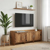 TV-kaappi 130 x 33 x 47 cm Vanha puu Tekninen puu