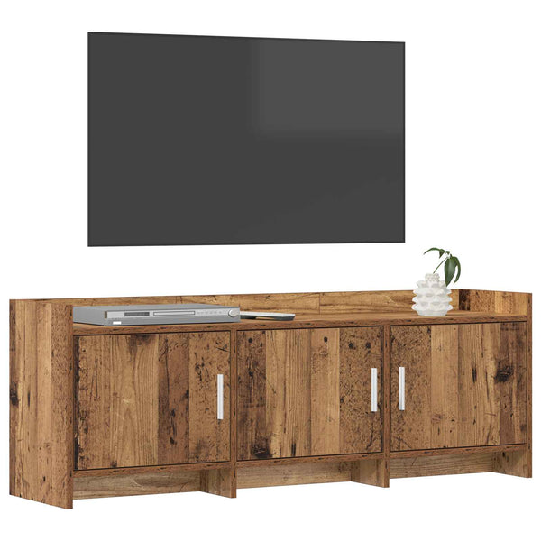 TV-kaappi 130 x 33 x 47 cm Vanha puu Tekninen puu
