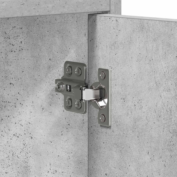 TV-kaappi 168 x 33 x 47 cm Betoninharmaa Tekninen puu