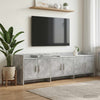 TV-kaappi 168 x 33 x 47 cm Betoninharmaa Tekninen puu