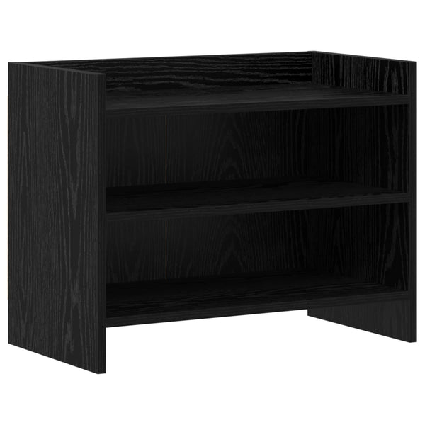 TV-kaappi 60 x 33 x 47 cm Musta tammi Tekninen puu
