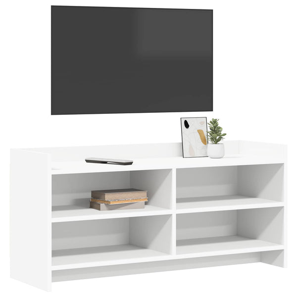 TV-kaappi 100 x 33 x 47 cm valkoinen Tekninen puu