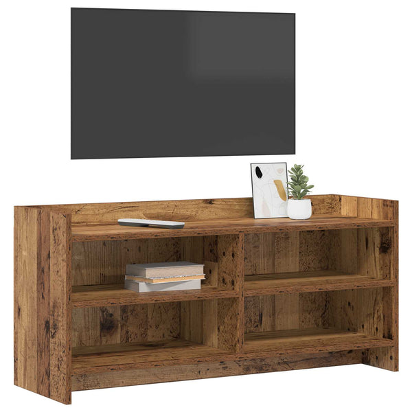 TV-kaappi 100 x 33 x 47 cm Vanha puu Tekninen puu