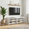 TV-kaappi 135 x 33 x 47 cm valkoinen Tekninen puu