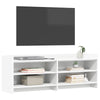 TV-kaappi 135 x 33 x 47 cm valkoinen Tekninen puu