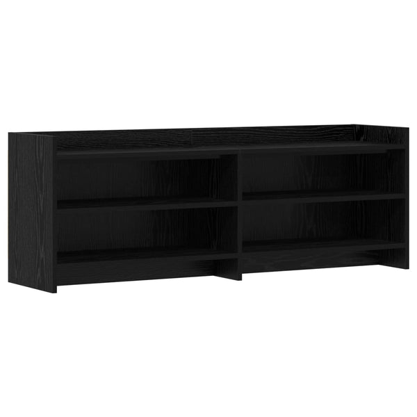 TV-kaappi 135 x 33 x 47 cm Musta tammi Tekninen puu