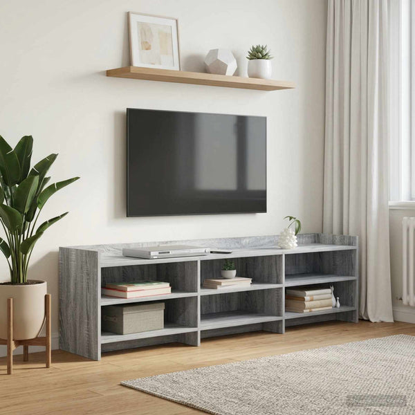 TV-kaappi 168 x 33 x 47 cm Harmaa Sonoma Tekninen puu