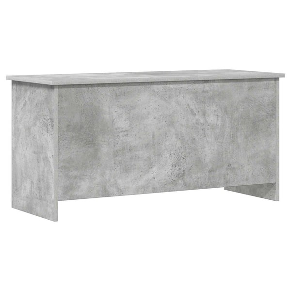 Säilytysarkku Betoninharmaa 100 x 40 x 50 cm Tekninen puu