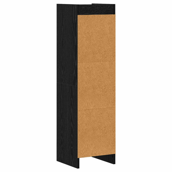 Kirjahylly Musta tammi 30 x 30 x 111 cm Tekninen puu