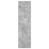 Kirjahylly Betonin harmaa 30 x 30 x 111 cm Tekninen puu