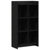 Kirjahylly Musta tammi 59 x 30 x 111 cm Tekninen puu