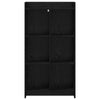 Kirjahylly Musta tammi 59 x 30 x 111 cm Tekninen puu