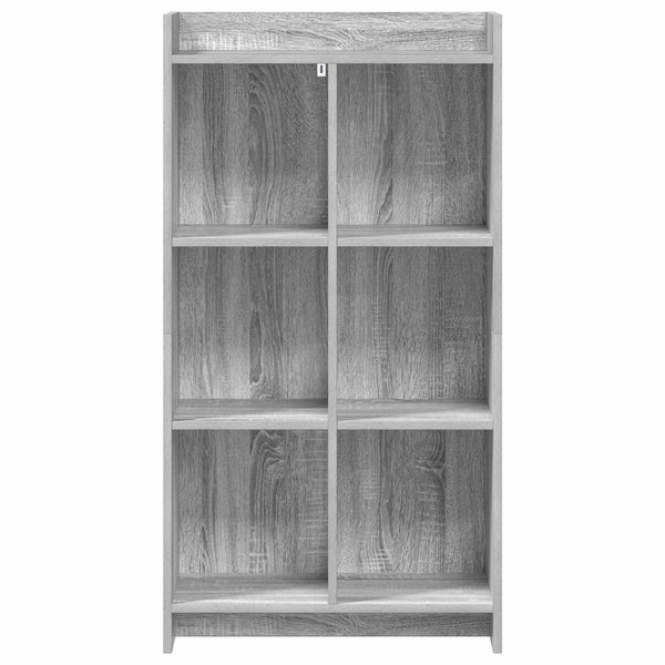 Kirjahylly Harmaa Sonoma 59 x 30 x 111 cm Tekninen puu