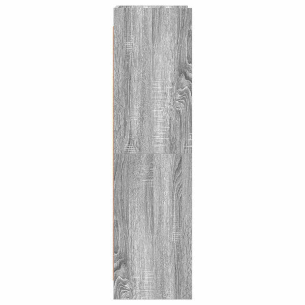Kirjahylly Harmaa Sonoma 59 x 30 x 111 cm Tekninen puu