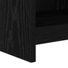 Kirjahylly Musta tammi 87,5 x 30 x 111 cm Tekninen puu