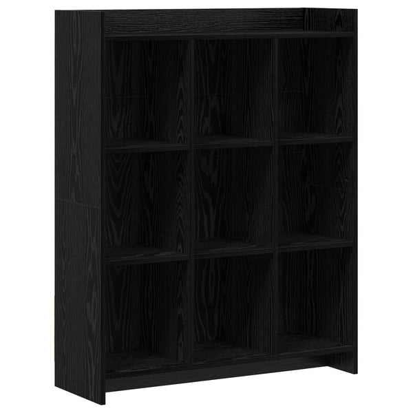 Kirjahylly Musta tammi 87,5 x 30 x 111 cm Tekninen puu