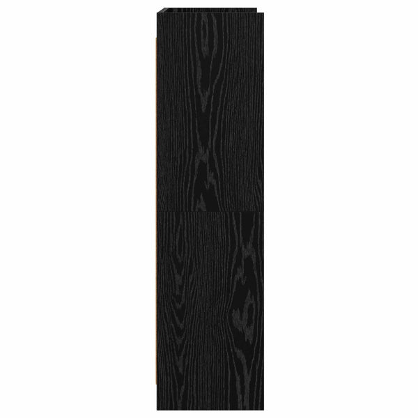 Kirjahylly Musta tammi 87,5 x 30 x 111 cm Tekninen puu