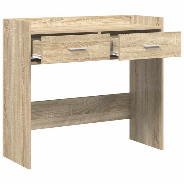 Konsolipöytä Sonoma-tammi 90 x 35 x 80 cm Tekninen puu
