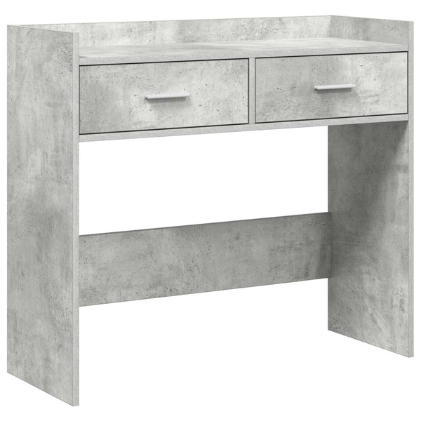 Konsolipöytä Betoninharmaa 90 x 35 x 80 cm Tekninen puu